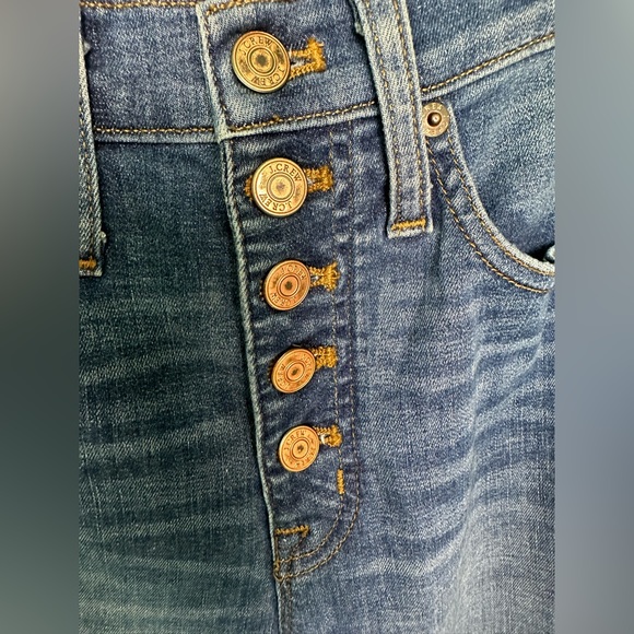 Women’s J Crew Skinny 10” Toothpick Jeans Size - Picture 4 of 9